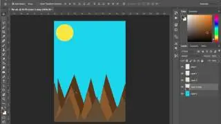 الفلات ارت على الفوتوشوب -flat art on photoshop