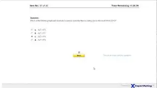 Microsoft Office 2016 Skills Test Upwork