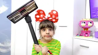 Про уборку! Леди Баг с пылесосом! Что Кукла Беби Бон сделала? Про пылесос