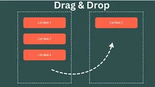 Create a Drag and drop element function in Html CSS and JS