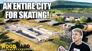 EVERY SKATEBOARDER'S DREAM COME TRUE! (The Biggest Skate Park on Earth) | Woodward Vlog 1