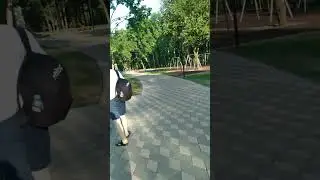 Моя тень в парке Победы