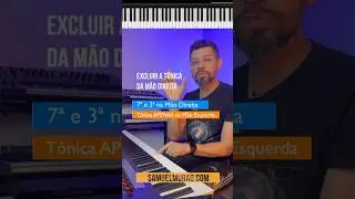 Treino eficiente para a troca de acordes #jazzpiano #campoharmonico #samuelmurad