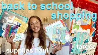 BACK TO SCHOOL SHOPPING 2022 | freshman year school supplies haul