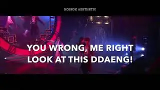 BTS |RM SUGA JHOPE DDAENG LIVE (WITH LYRICS)