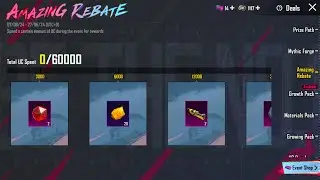 Amazing Rebate Event Explained In PUBG Mobile