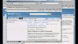 6- Transitioning to Exchange 2010 - Configure A Send Connector