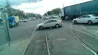 Поездка на Трамвай ЛМ-2008 49 1420
