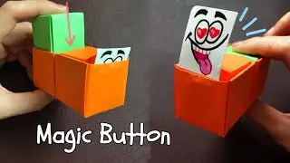 Magic & Funny Origami Button/ Paper Button / Fun & Easy DIY Toy / Paper Craft