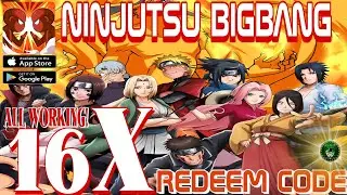 Ninjutsu Bigbang 16X Redeem Codes 🎁 All Newbie Codes /Easy to play naruto idle RPG AdR/iOS