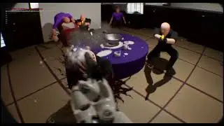 Gameplay  | Unreal Engine 5.2 + ALS  + ragdoll + Bodycam Effect + Niagara Particles