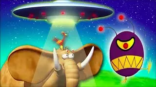 Gazoon | Атака НЛО | Забавный мультяшный животных | Gazoon Russian