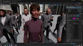 City Sample Crowds - Unreal Engine 5
