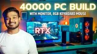 Full Setup Pc build under 40000 | Intel 12 gen With Graphic Card | Pc build under 45000 12 gen