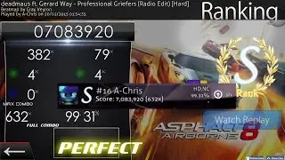[Osu] RANK #16 | deadmau5 ft. Gerard Way - Professional Griefers
