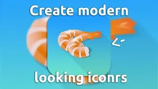 How to create modern looking icons
