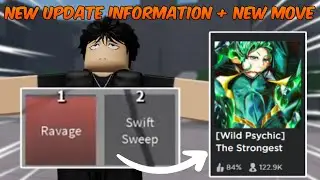 The Strongest Battlegrounds NEW TATSUMAKI MOVE + NEW TATSUMAKI ULTIMATE UPDATE INFO