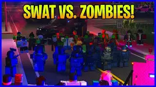 SWAT TEAM VS. ZOMBIES..... *HUGE HOSPITAL OUTBREAK AND SWAT RESPONSE!* ER:LC Roblox Roleplay