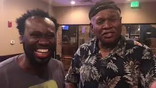 Comedian A-Train and George Wallace