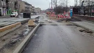Remont Pabianice Warszawska/Zamkowa 09.02.2022r.