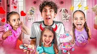 LES PRESENTO A MIS 3 HIJAS 😱 *DESASTRE* 😫 | Leo Study