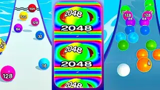 Ball Run 2048 All Levels Gameplay | Android games 2022 | prosomo Play