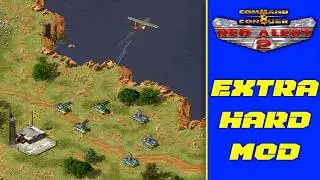 Red Alert 2 | Extra Hard Mod | Swarms of Enemies