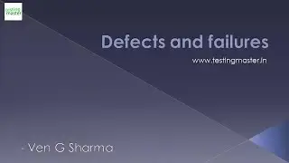 Manual Testing - Defects & Failures || Testing Master || www.testingmaster.in