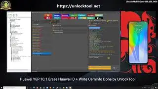 Huawei Y6P MED LX9 Erase Huawei ID Erase Frp   Change Oeminfo By UnlockTool Via Test Point