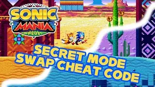 Sonic Mania Plus Unused Content - Switch Between Mania and Encore While Playing (Secret Cheat Code)