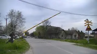 Spoorwegovergang Sombor (Сомбор) (SRB) // Railroad crossing // Железнички прелаз