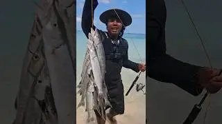 Pemancing Casting pinggir pantai @Petualangfikry #621
