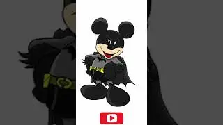 I turned Mickey Mouse into Batman