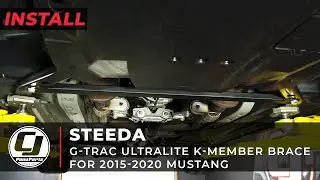 2015-2023 Mustang Install | Steeda G-Trac Ultralite Brace