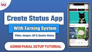 Status App With Reword Point Admin Panel Setup Full Tutorial | Video ,Image ,Gif & Quotes Status