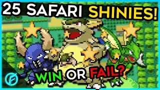 25 KANTO SAFARI SHINIES! Win or fail?! - Pokemon Fire Red/Leaf Green