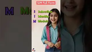 SIM Full Form #shorts #SIM #youtubeshorts #english #vocabolary #full #fullform #learn #viral#mobile