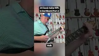 24 Guitar Riffs in One Minute #prsguitars #paulreedsmith