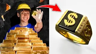🤑Busco Oro en Cueva y lo Convierto en mi Anillo de Boda❤️