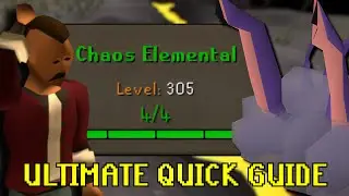 NOOB-PROOF Chaos Elemental (OSRS Guide for Pet, Combat Achievements, Ironmen)