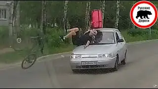 ДТП в Ижевске - сбил велосипедиста и уехал | Ваши Видео #71