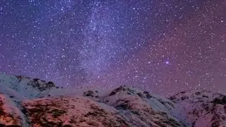 Stars and Aurora Borealis (Northern Lights)