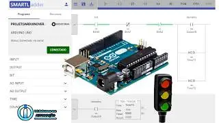 Lógica sequencial em Ladder com Arduino
