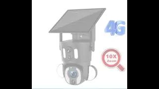 Solar security camera USA 4G GMS frequency version