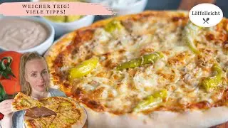 Pizza mit weichen fluffigen Teig Deine perfekte Pizza selber machen! Pizza & Tomatensoße Grundrezept