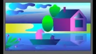 Vector Landscape Speed Art Illustration in Adobe Illustrator  | Speed Art | Tutorial | Gradient Tool