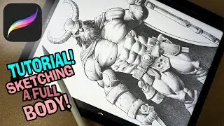 Sketching Whole Figures With PROCREATE! TIPS & TRICKS!