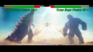 Kong vs Scar King and Shimo / Kong vs Godzilla...with healthbars