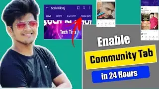 How To Enable Community Tab On YouTube (2021) | Get Community Tab | Community Tab Problem Solved