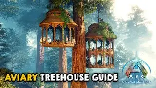 Hanging Aviary Treehouse | Building Tutorial | ARK: Survival Ascended